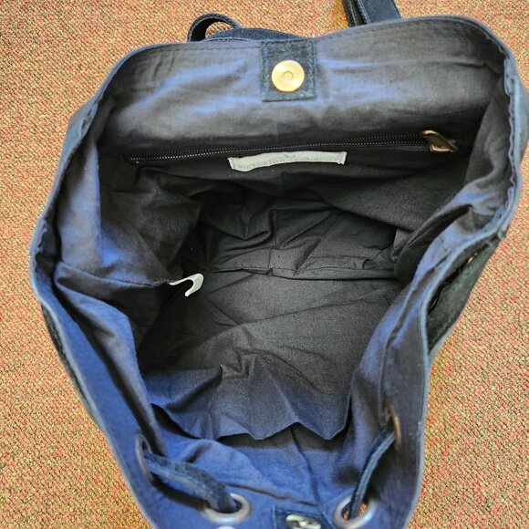 Vintage Victorian Trading Co Floral Leather Backpack - Picture 4 of 9